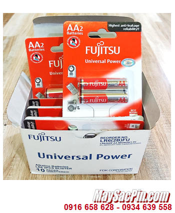 COMBO 1HỘP 20viên(10vỉ) Pin AA 1.5v Alkaline Fujitsu LR6-FU-W Universal _Giá chỉ 169.000đ/HỘP 